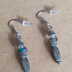 Aurora Borealis Crystal Earrings.